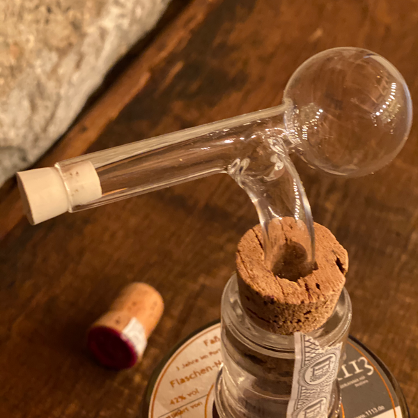 Portionierer aus Glas 2 cl